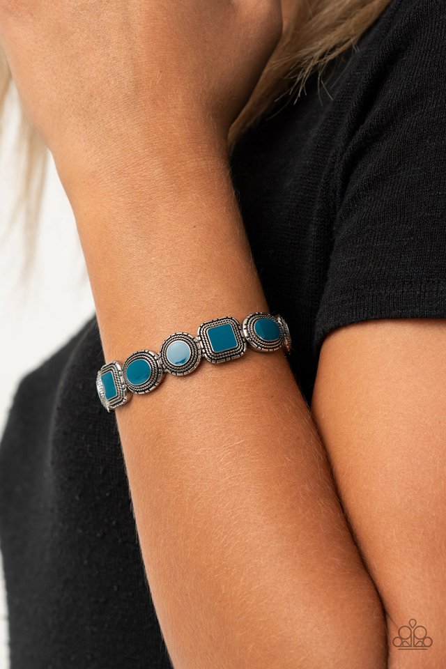 Vividly Vintage - Blue - Paparazzi Bracelet Image