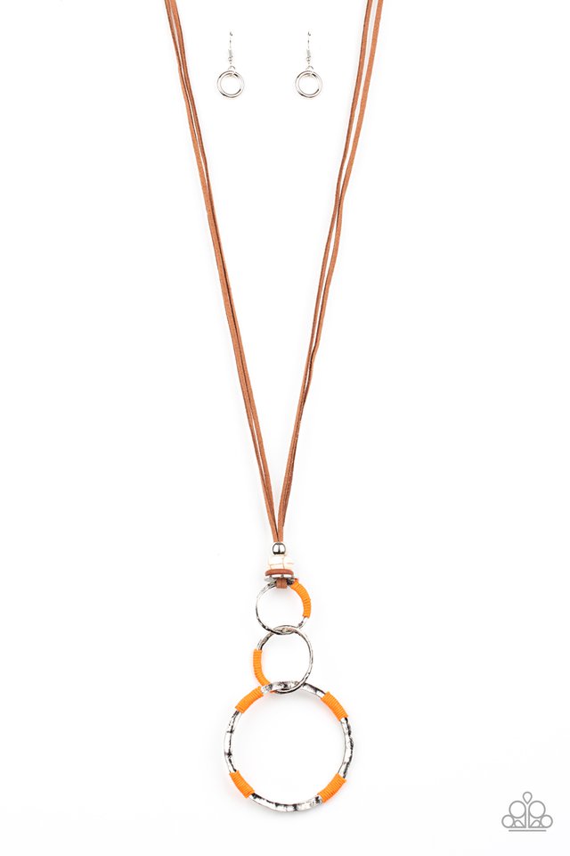 Rural Renovation - Orange - Paparazzi Necklace Image