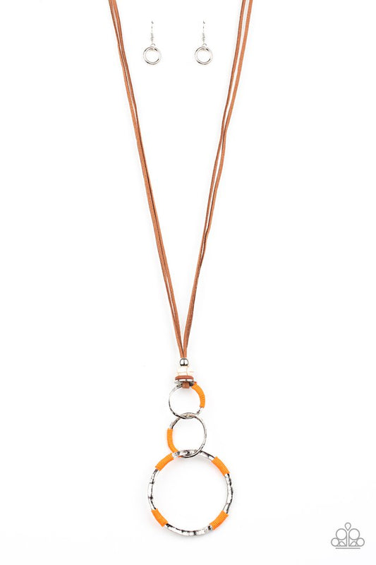 Rural Renovation - Orange - Paparazzi Necklace Image