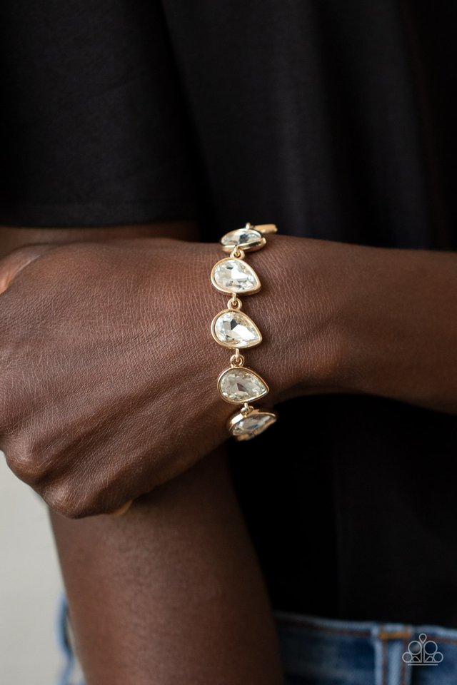 Free Rein - Gold - Paparazzi Bracelet Image