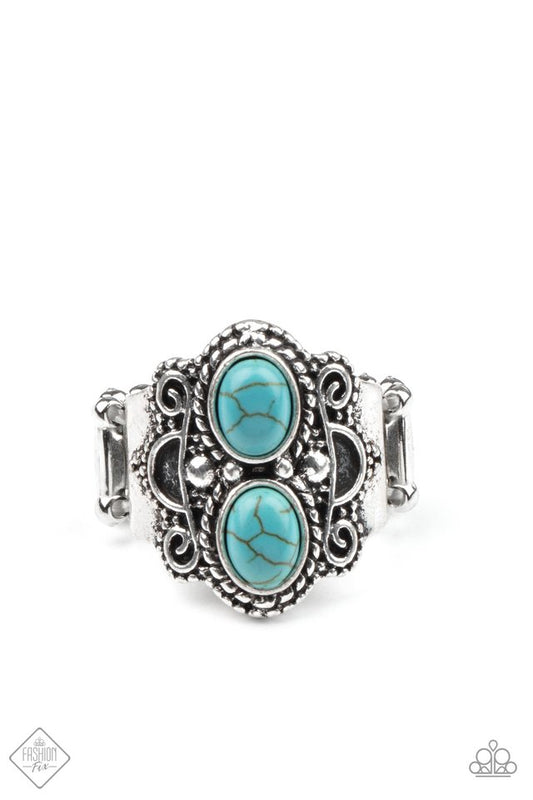 Eco Essence - Blue - Paparazzi Ring Image