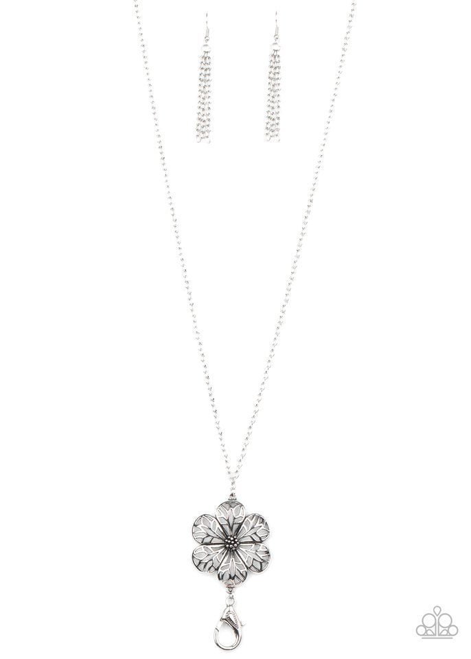 Ready, Set, GROW! - Silver - Paparazzi Necklace Image