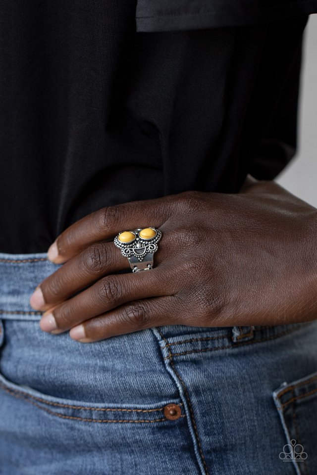 Eco Essence - Yellow - Paparazzi Ring Image