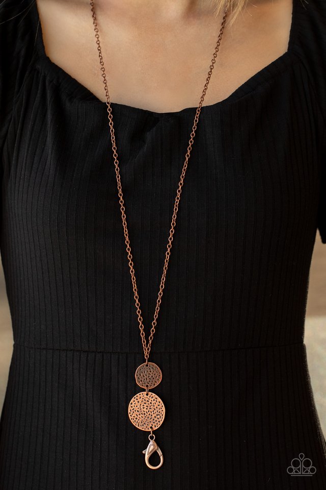 Shoulder To Shoulder - Copper - Paparazzi Necklace Image