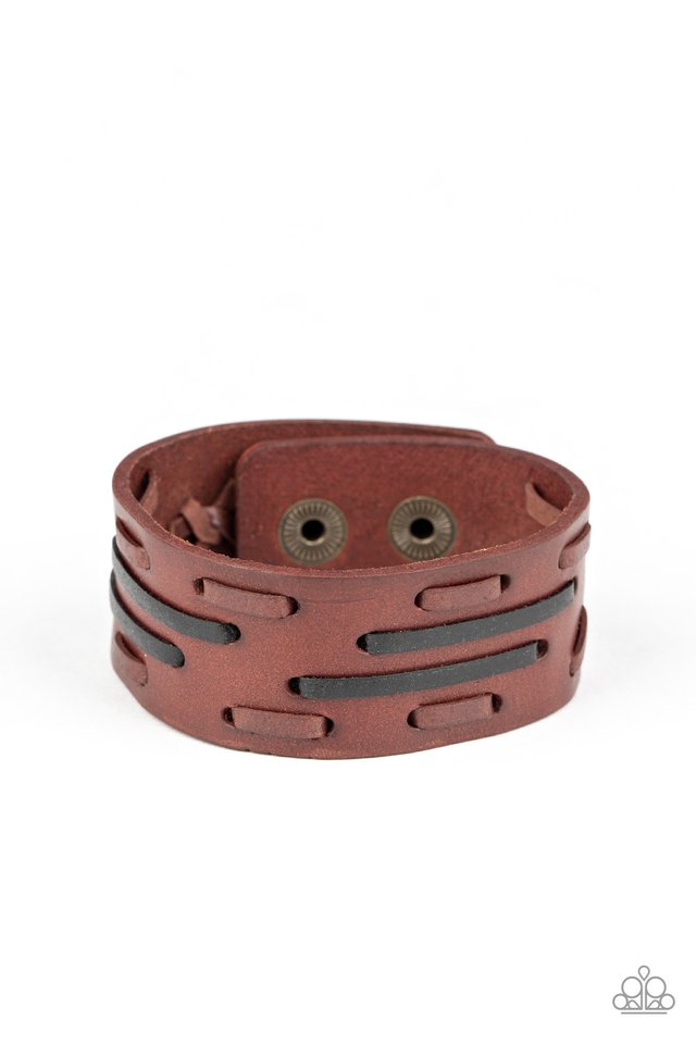 Cowboy Boot Camp - Brown - Paparazzi Bracelet Image