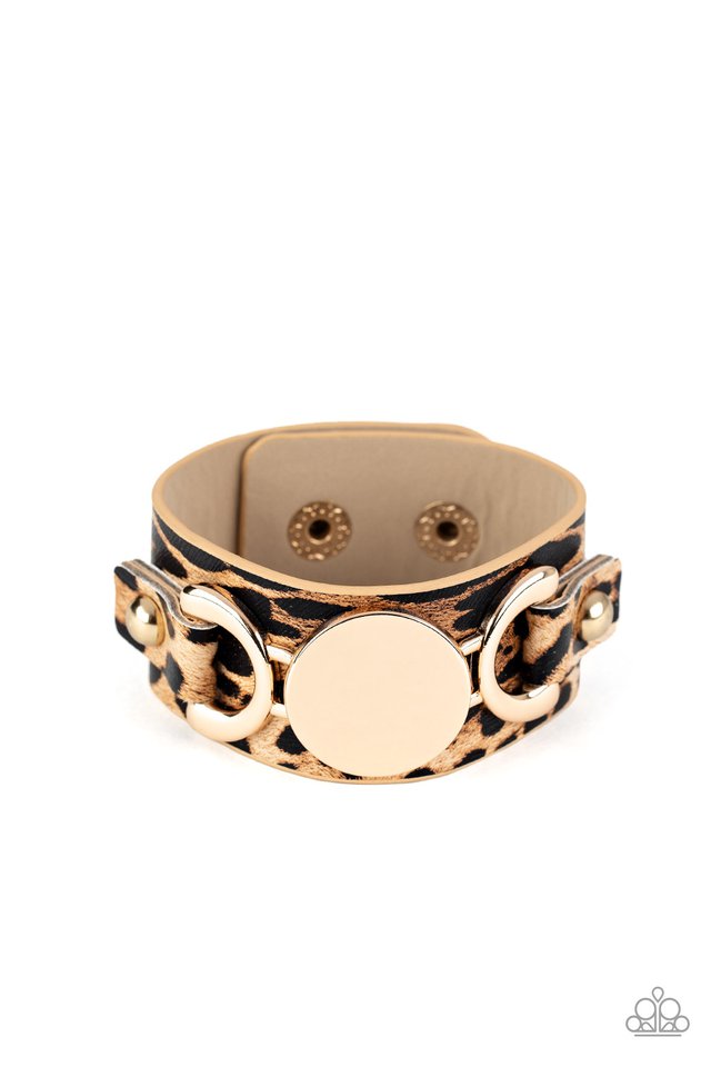 Your Claws are Showing - Gold - Paparazzi Bracelet Image