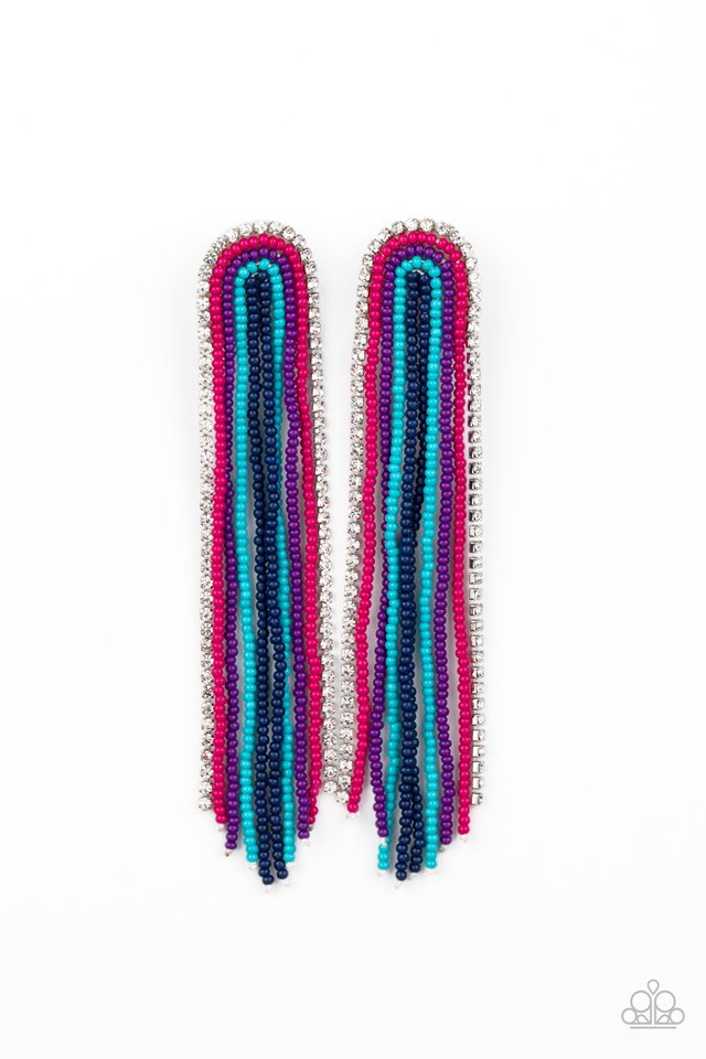 Let There BEAD Light - Multi - Paparazzi Earring Image
