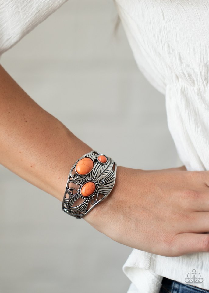 Mojave Moods - Orange - Paparazzi Bracelet Image