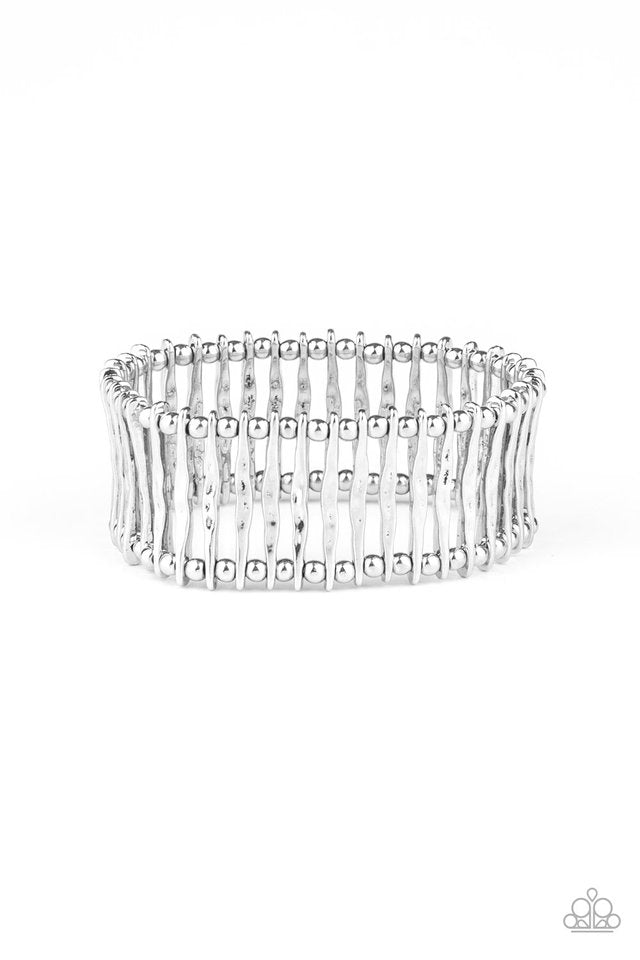 Rustic Rebellion - Silver - Paparazzi Bracelet Image