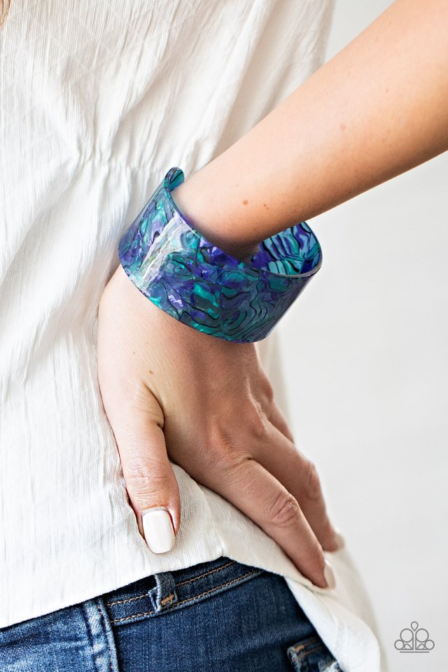 Cosmic Couture - Blue - Paparazzi Bracelet Image