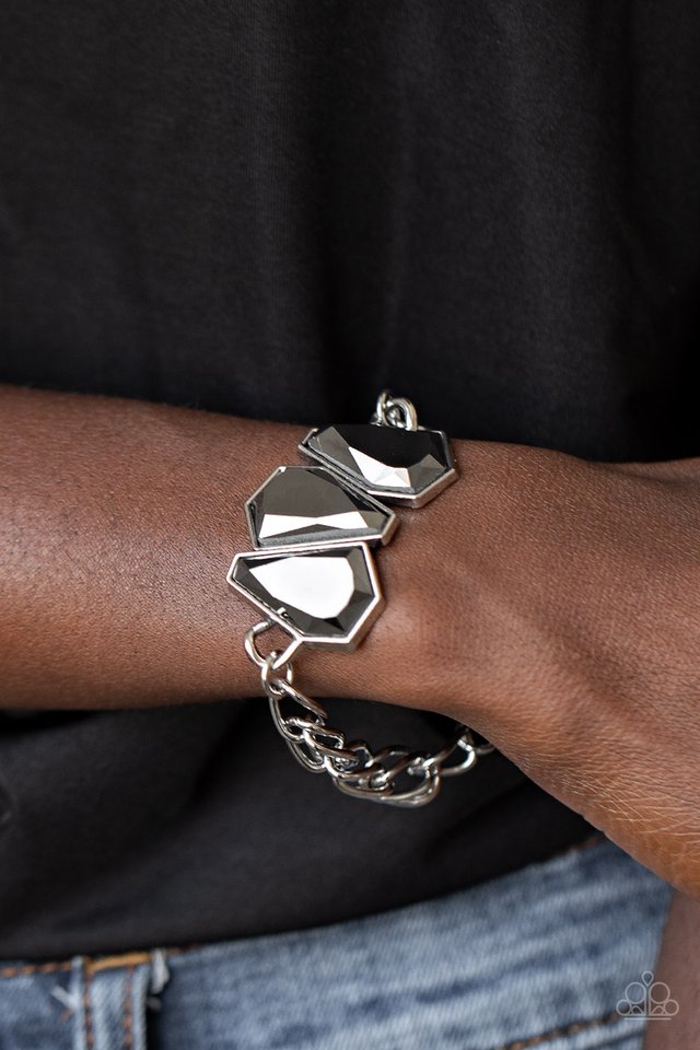 Raw Radiance - Silver - Paparazzi Bracelet Image
