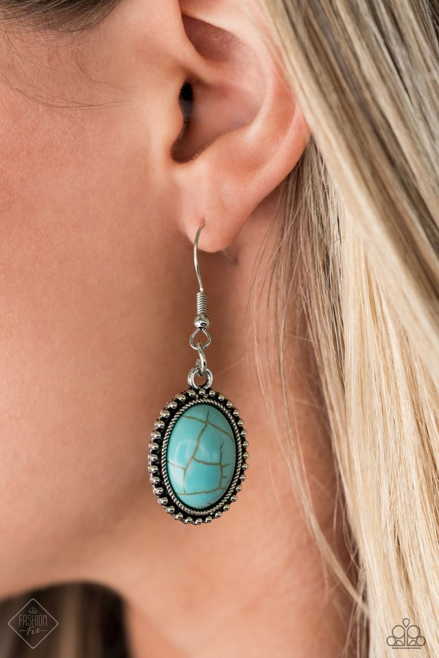 River Valley Radiance - Blue - Paparazzi Necklace Image