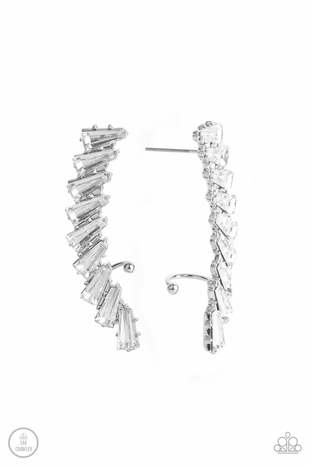I Think ICE Can - White - Paparazzi Earring Image