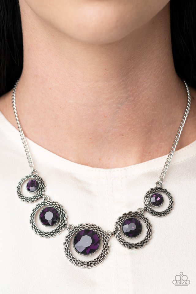 PIXEL Perfect - Purple - Paparazzi Necklace Image