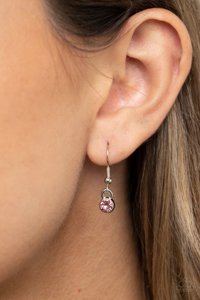 Stormy Shimmer - Pink - Paparazzi Necklace Image