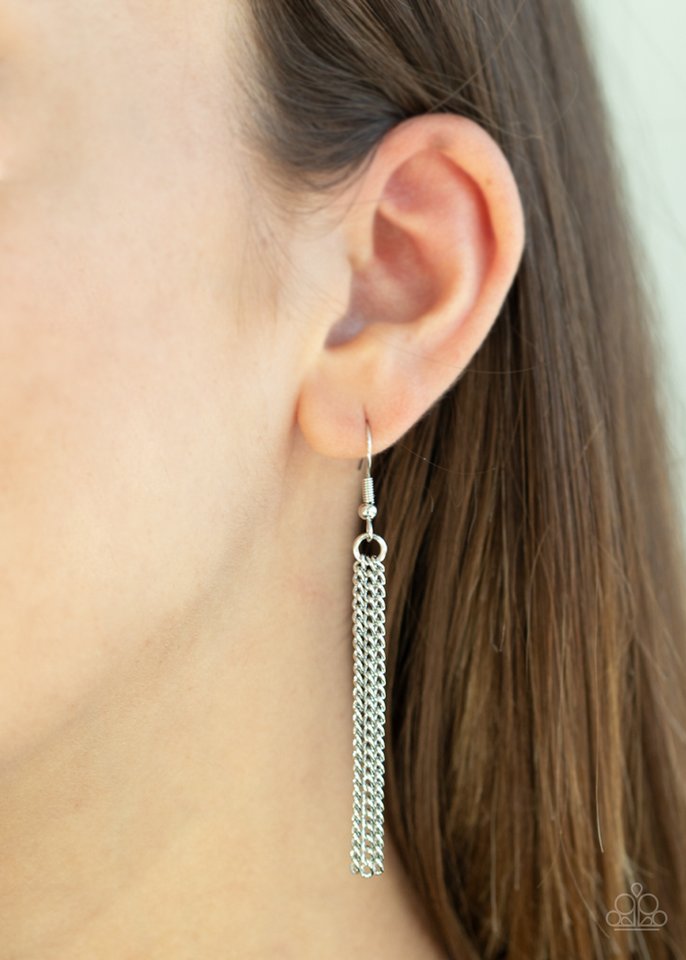 Stay Cool - Orange - Paparazzi Necklace Image