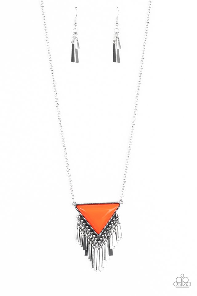 Badlands Bonanza - Orange - Paparazzi Necklace Image