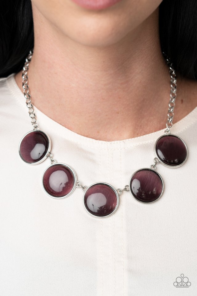 Ethereal Escape - Purple - Paparazzi Necklace Image