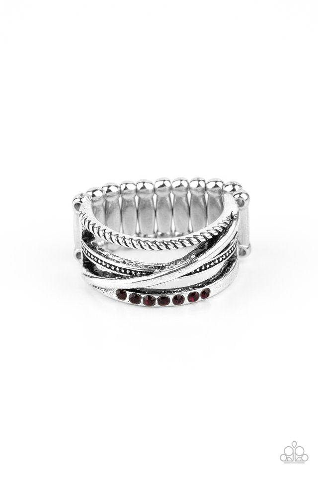 Stay In Your Lane - Purple - Paparazzi Ring Image