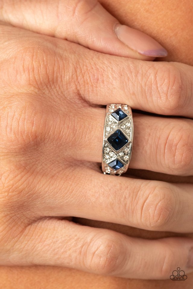 New Age Nouveau - Blue - Paparazzi Ring Image