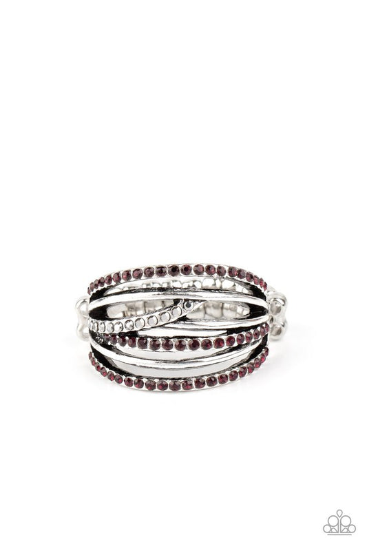 Get a Move on! - Purple - Paparazzi Ring Image