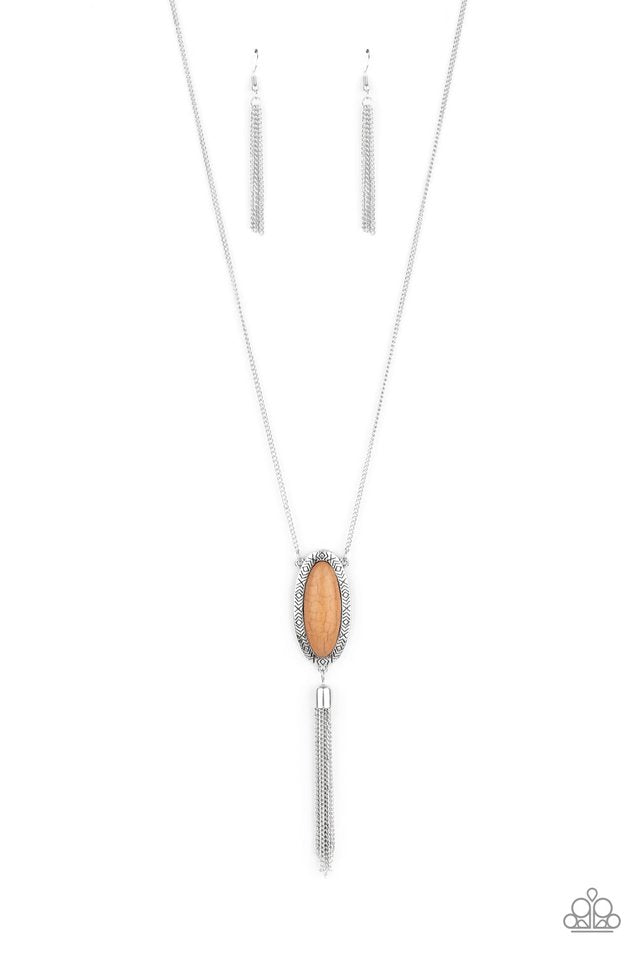 Ethereal Eden - Brown - Paparazzi Necklace Image