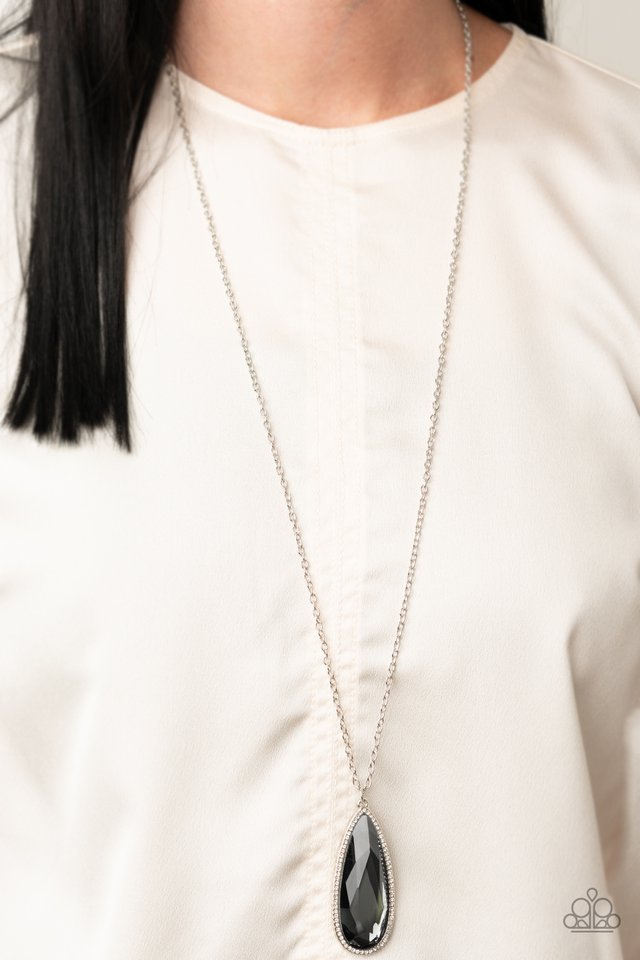 Watch Out For REIGN - Silver - Paparazzi Necklace Image