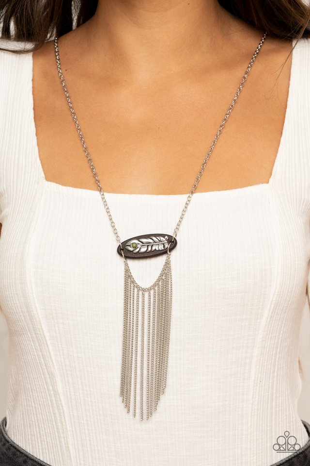 Desert Spirit - Green - Paparazzi Necklace Image