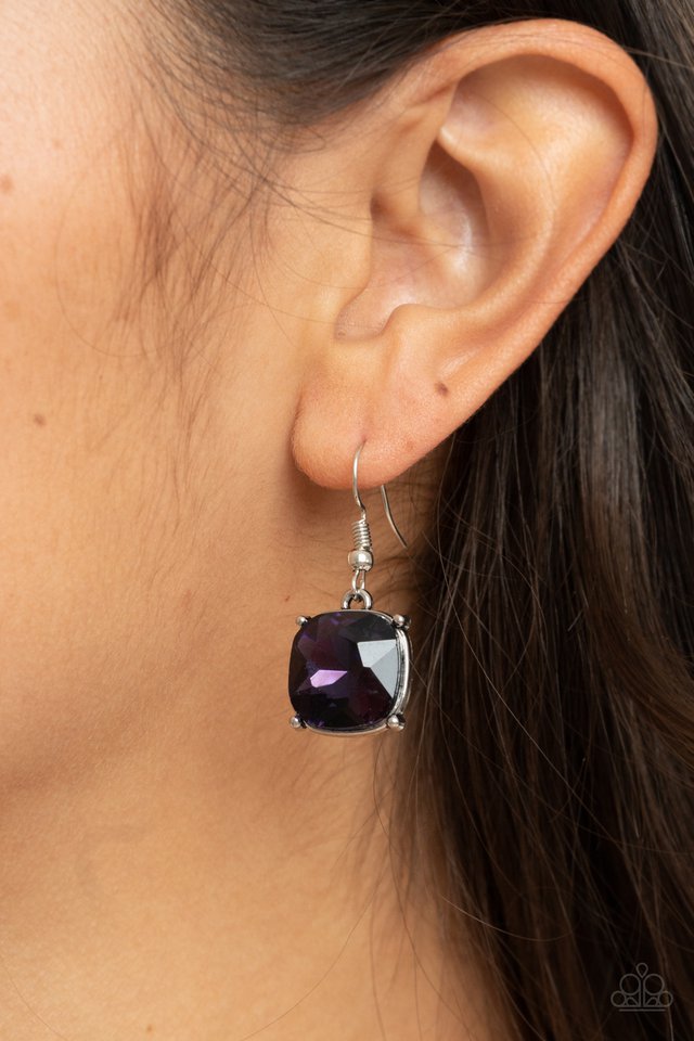 GLOW Me The Money! - Purple - Paparazzi Necklace Image