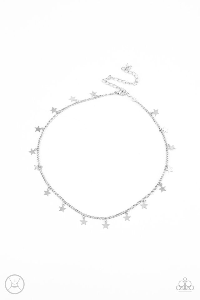 Starry Skies - Silver - Paparazzi Necklace Image