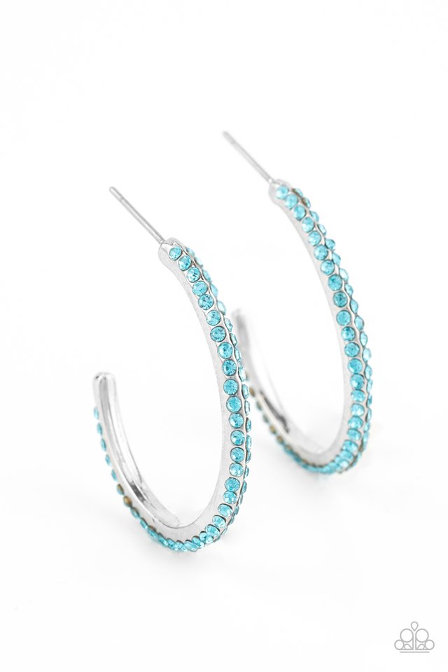 Dont Think Twice - Blue - Paparazzi Earring Image