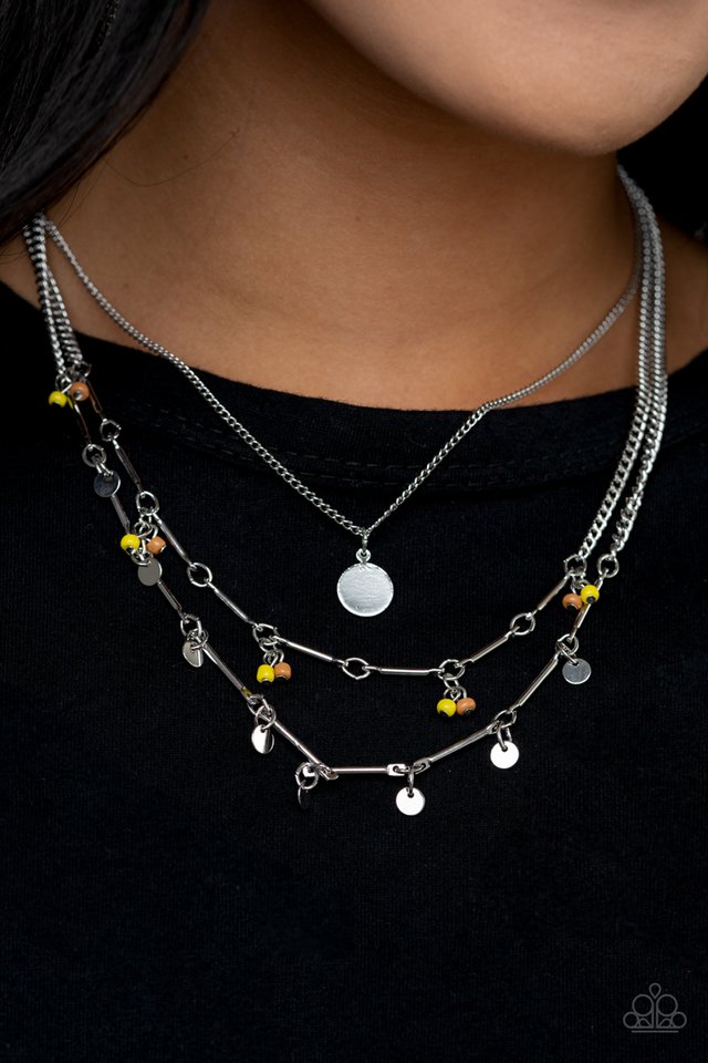 Wandering Wonder - Yellow - Paparazzi Necklace Image