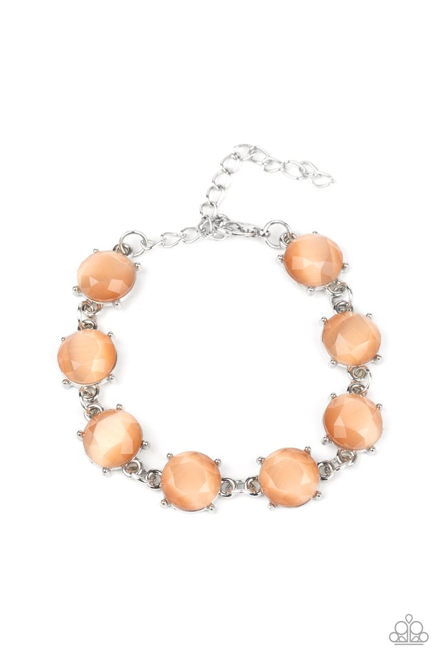 Ms. GLOW-It-All - Orange - Paparazzi Bracelet Image