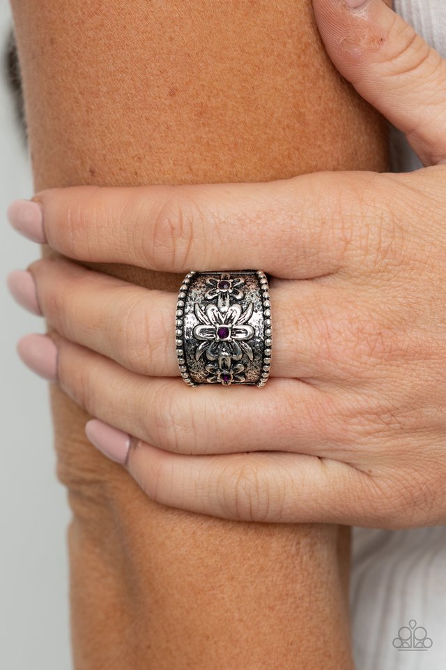 Tropical Nights - Purple - Paparazzi Ring Image