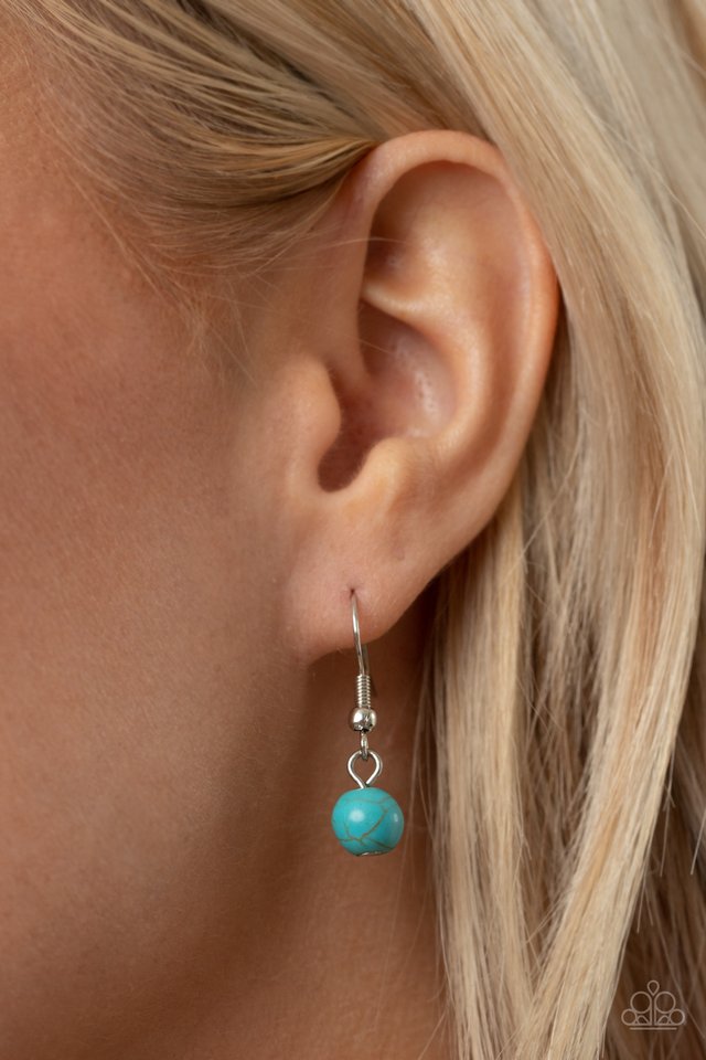 Homespun Remedy - Blue - Paparazzi Necklace Image