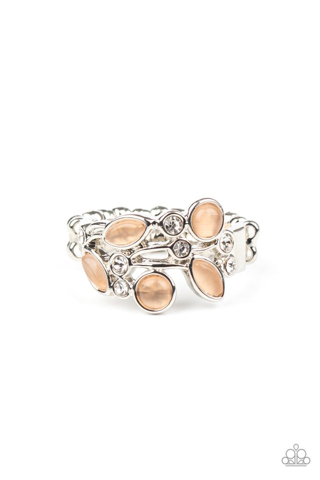 Leafy Luster - Orange - Paparazzi Ring Image