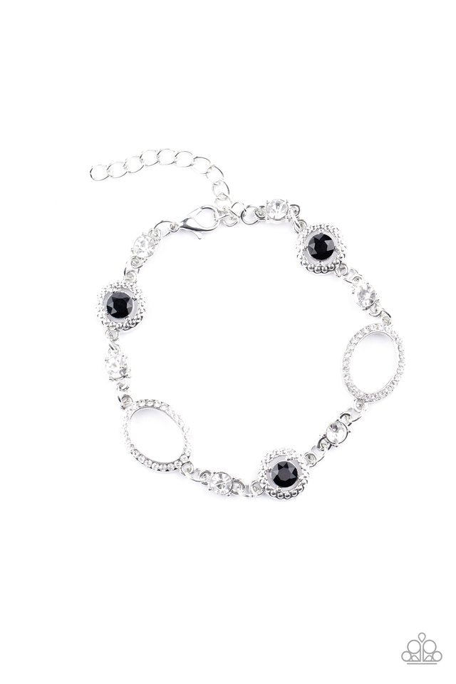 Wedding Day Demure - Black - Paparazzi Bracelet Image