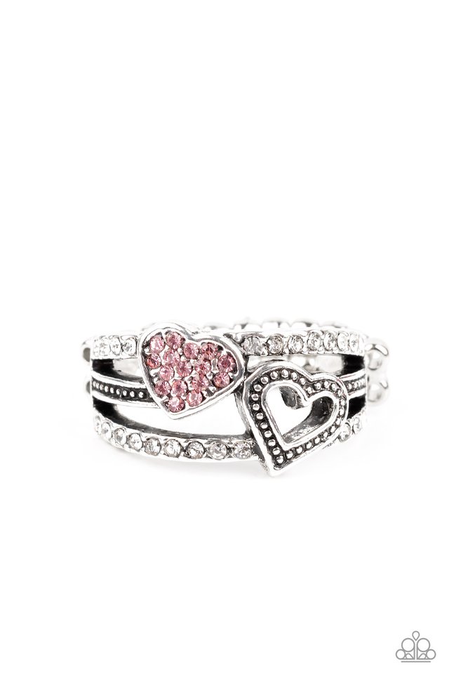 You Make My Heart BLING - Pink - Paparazzi Ring Image