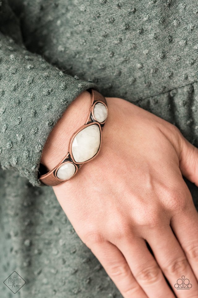 Next Stop, Olympus! - Copper - Paparazzi Bracelet Image