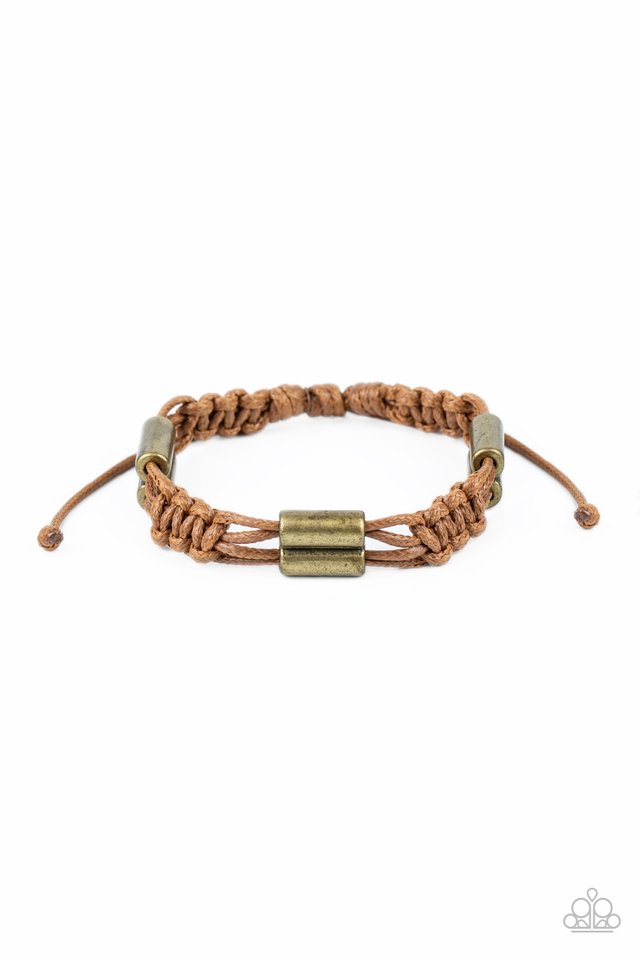 Always Adrift - Brown - Paparazzi Bracelet Image