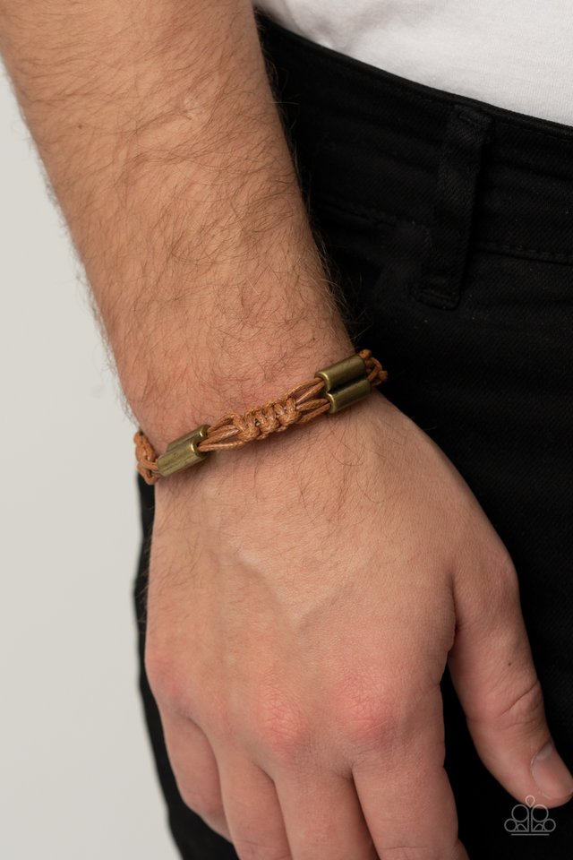 Always Adrift - Brown - Paparazzi Bracelet Image