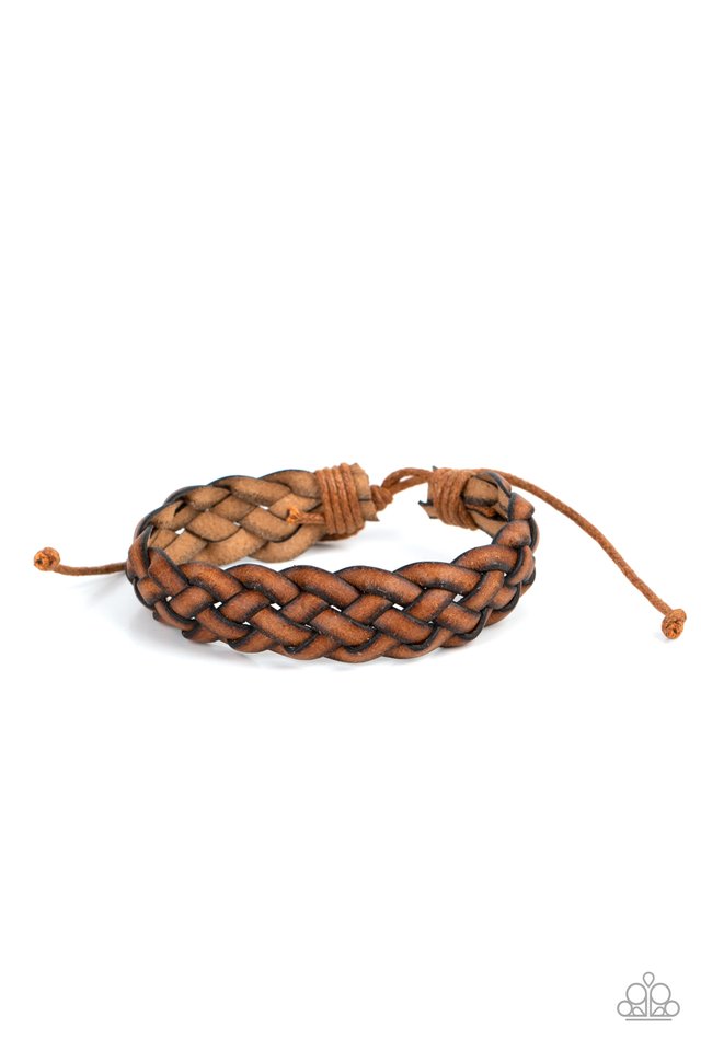 Plain and Prairie - Brown - Paparazzi Bracelet Image
