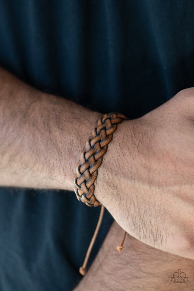 Plain and Prairie - Brown - Paparazzi Bracelet Image
