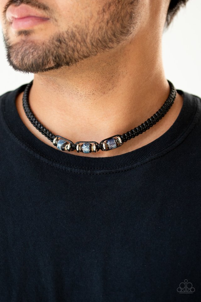 Surfers Paradise - Black - Paparazzi Necklace Image