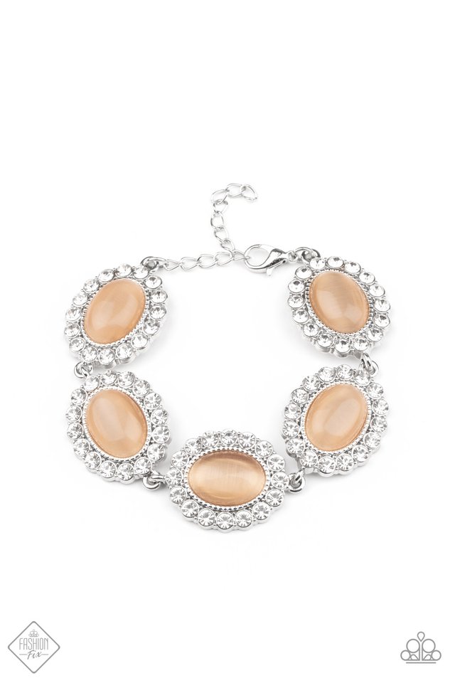 Demurely Diva - Orange - Paparazzi Bracelet Image