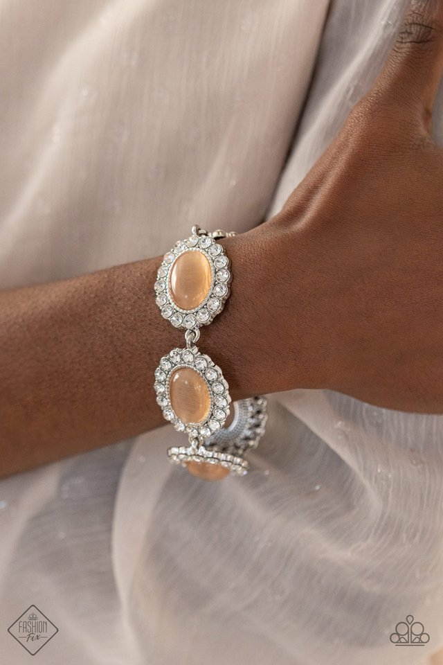 Demurely Diva - Orange - Paparazzi Bracelet Image