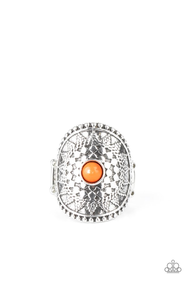 Mojave Rays - Orange - Paparazzi Ring Image