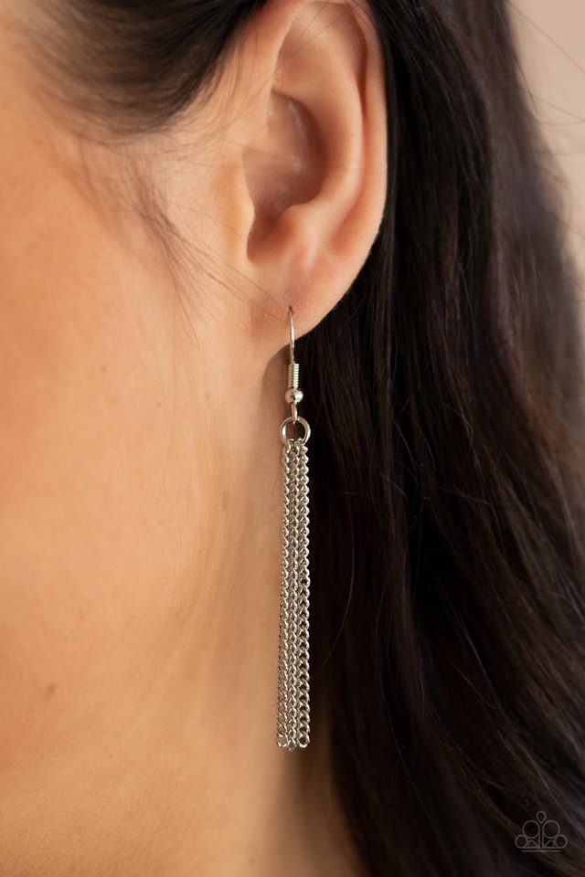 Save Your TIERS - Silver - Paparazzi Necklace Image