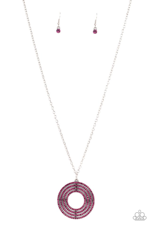 High-Value Target - Pink - Paparazzi Necklace Image