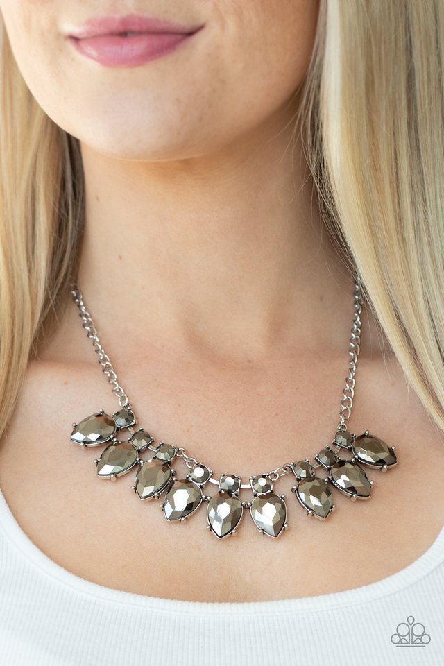 Extra Enticing - Silver - Paparazzi Necklace Image